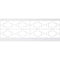 Ekena Millwork 36"H x 94 1/2"W Gypsum PVC Wainscot Paneling Kit WPK36X94GYP - alternate 4